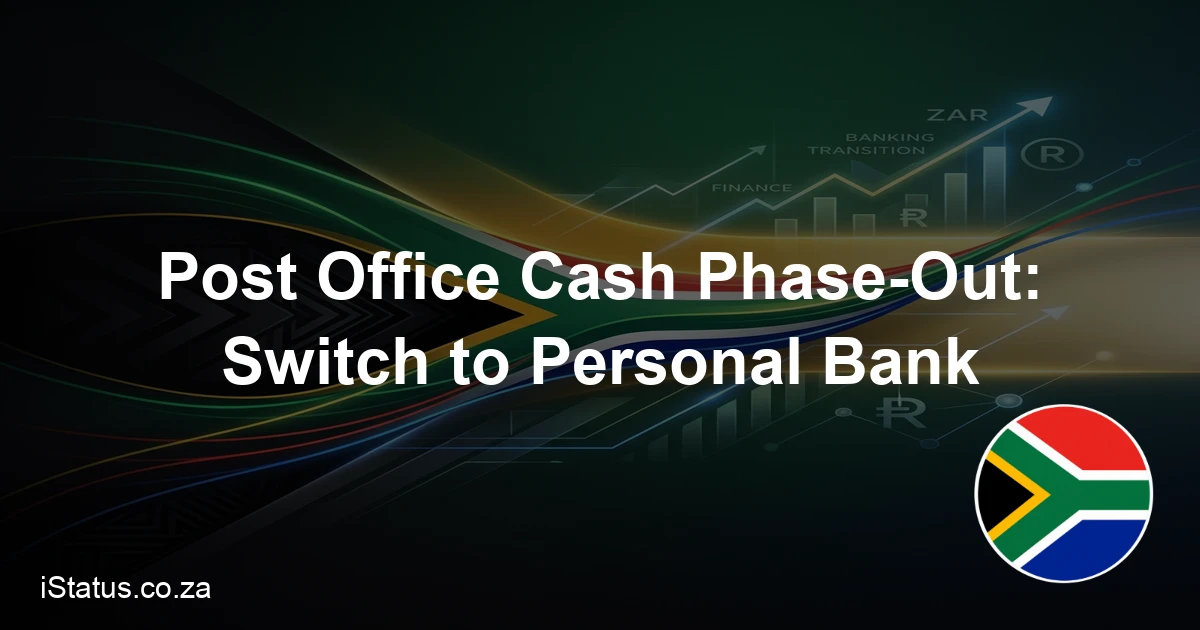 Post Office Cash Phase-Out: How to Switch Your SASSA Grant to a Personal Bank Account